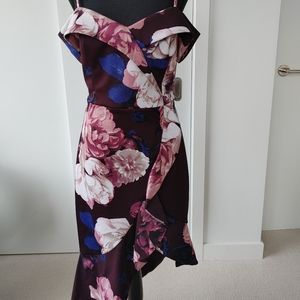 Floral cocktail dress